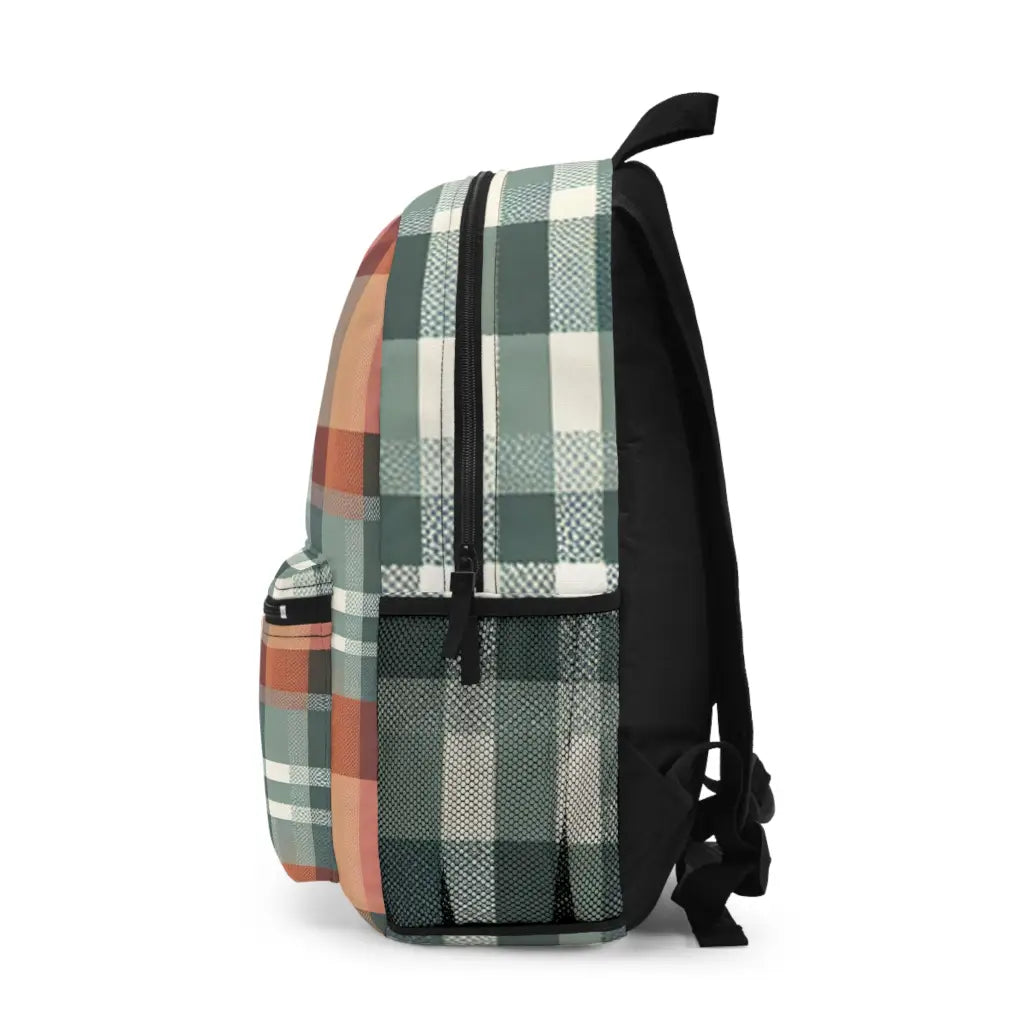 Plaid Patchwork Panorama - Backpack - One size - Bags