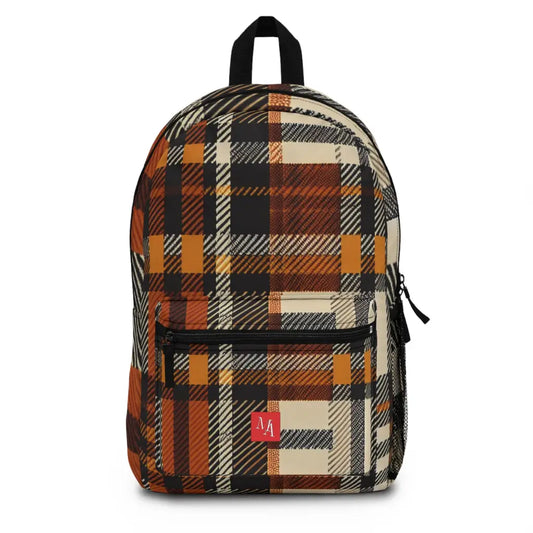 Plaid Pattern Panorama - Backpack - One size - Bags