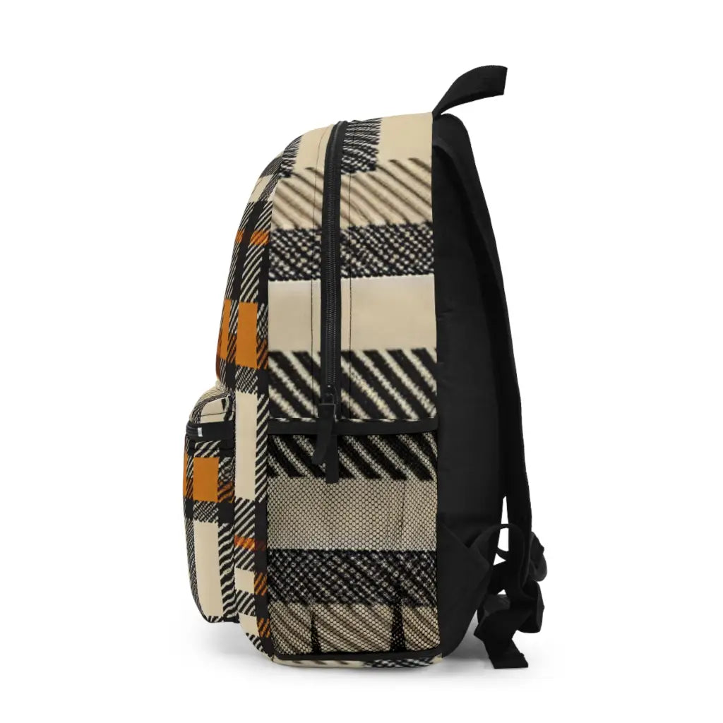 Plaid Pattern Panorama - Backpack - One size - Bags