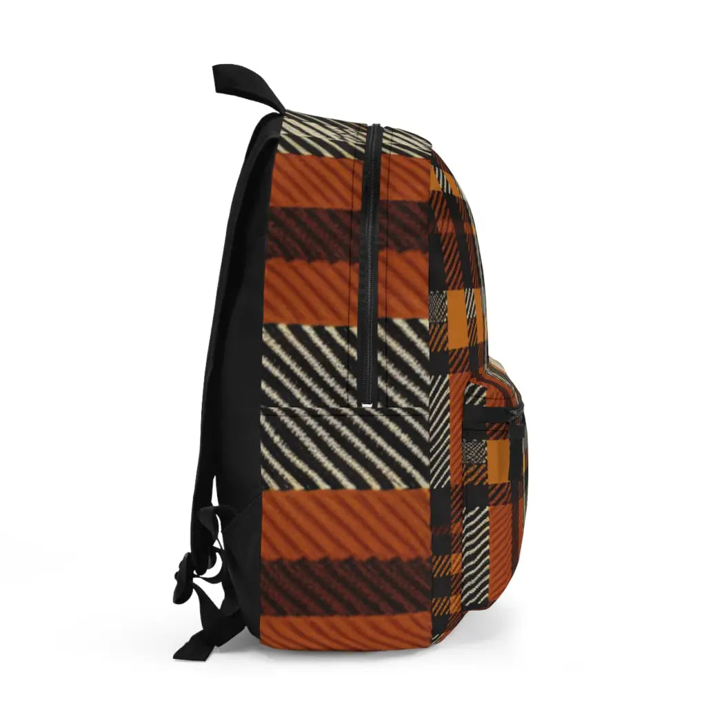 Plaid Pattern Panorama - Backpack - One size - Bags