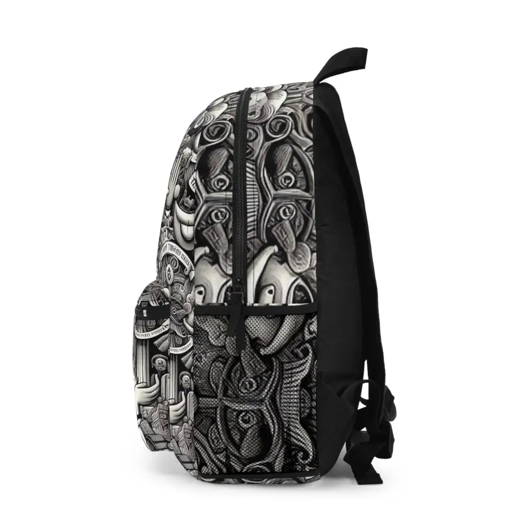 Playful Chaos of Symbols Backpack One size Bags