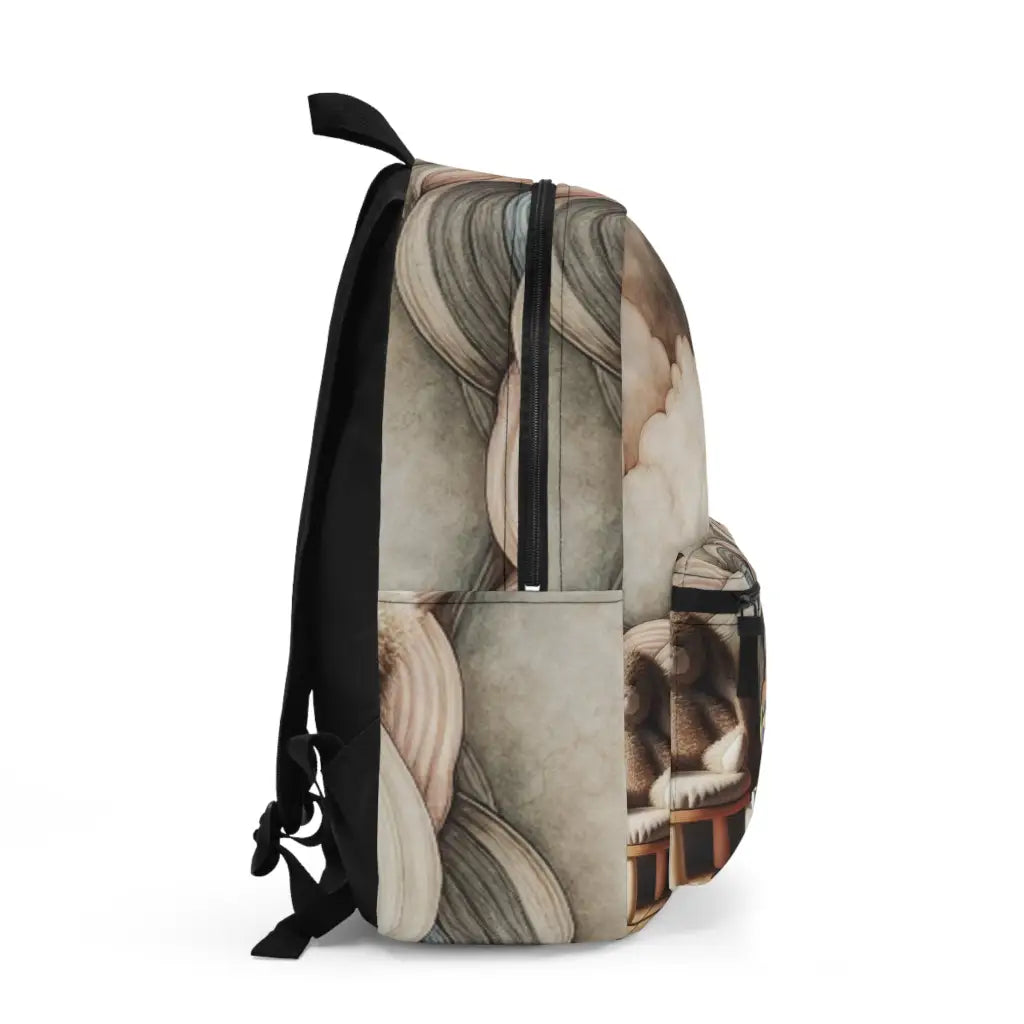 Playful Pastels in a Cozy Room Backpack One size Bags