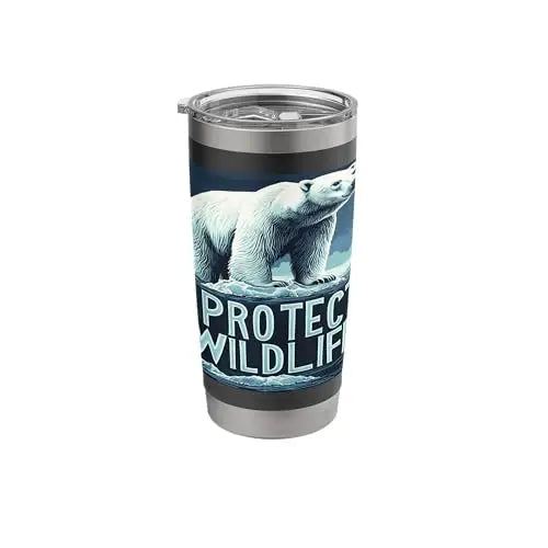 Polar Bears: Guardians of the Ice Stainless Steel Insulated
