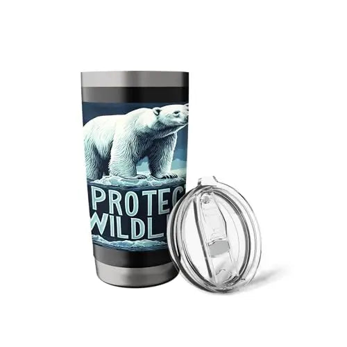 Polar Bears: Guardians of the Ice Stainless Steel Insulated