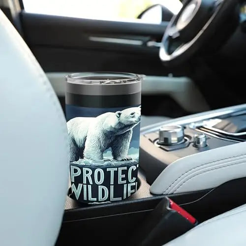 Polar Bears: Guardians of the Ice Stainless Steel Insulated