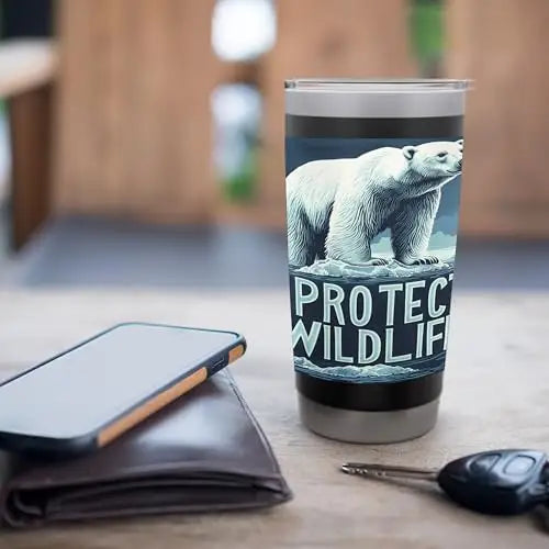 Polar Bears: Guardians of the Ice Stainless Steel Insulated
