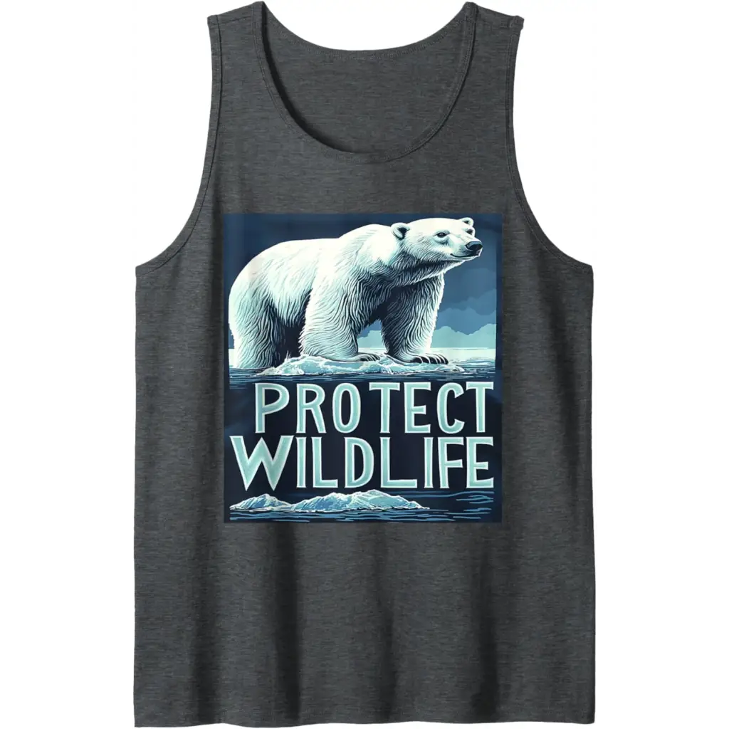 Polar Bears: Guardians of the Ice Tank Top - Dark Heather