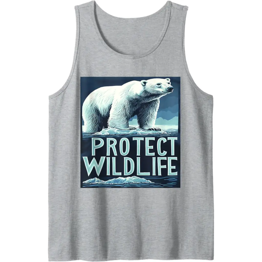 Polar Bears: Guardians of the Ice Tank Top - Heather Grey