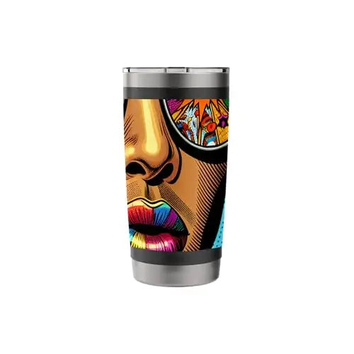 Pop Art Explosion: Sip of Retro Cool Stainless Steel