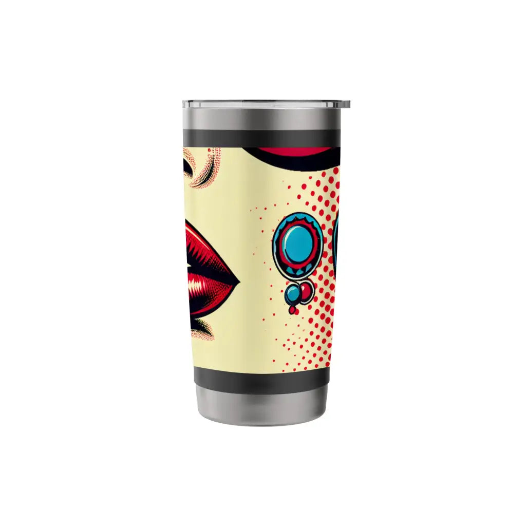 Pop Art Explosion: Sip of Retro Cool Stainless Steel