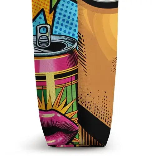 Pop Art Explosion: Sip of Retro Cool Tote Bag Apparel