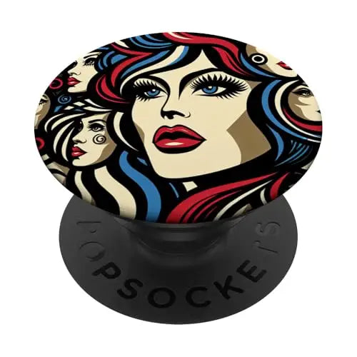 Pop Diva Muses: Bold Retro Reflections PopSockets Swappable