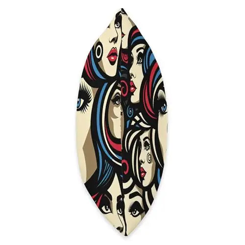 Pop Diva Muses: Bold Retro Reflections Throw Pillow Home