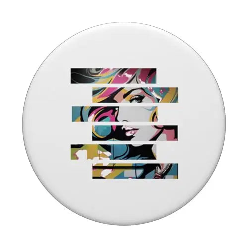 Pop Glam: Fragmented Allure PopSockets Swappable PopGrip