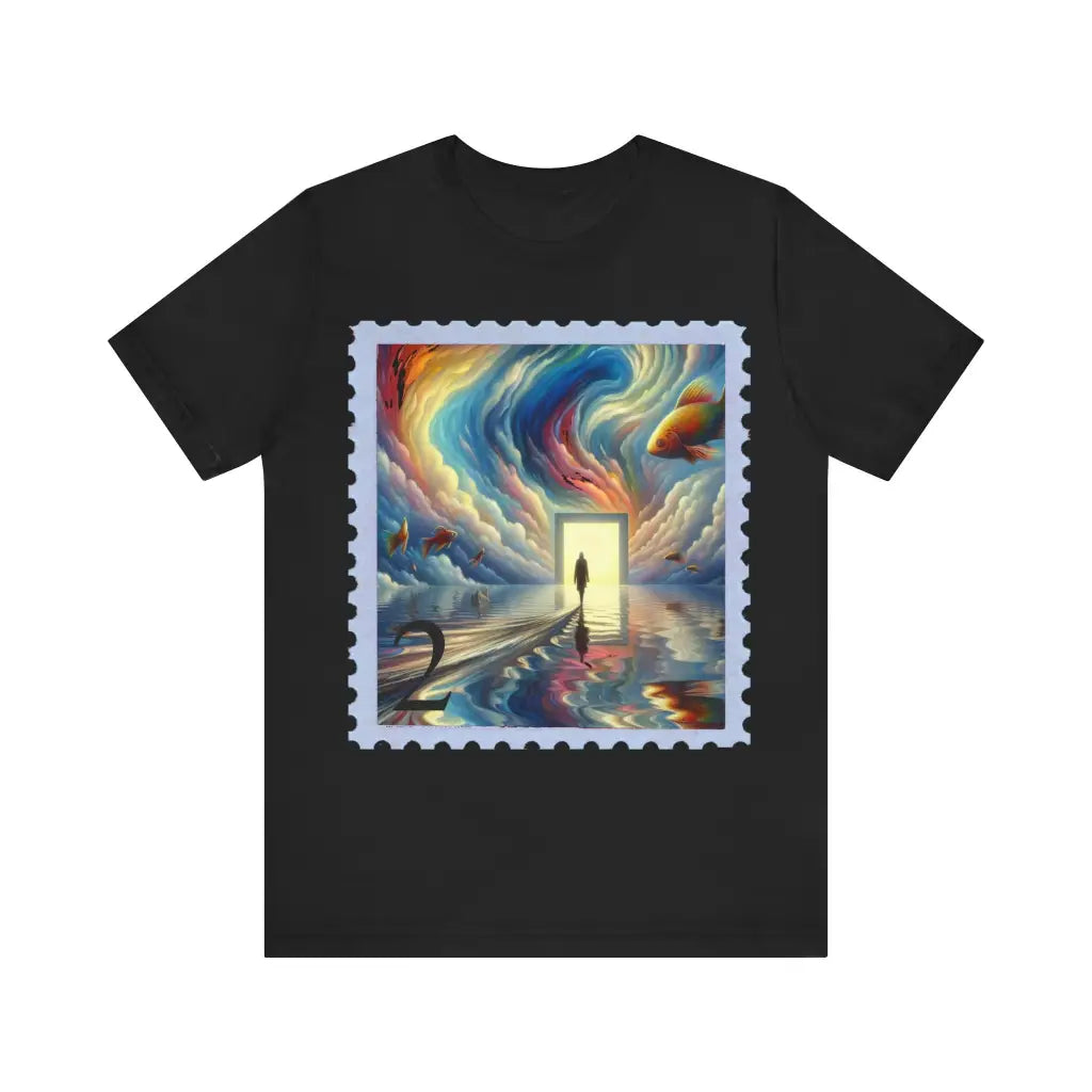 Portal to Infinity Jersey Short Sleeve Tee Black / S T Shirt