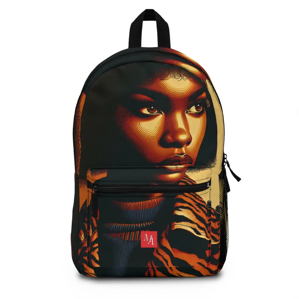 Portrait of Bold Expression Backpack One size Bags