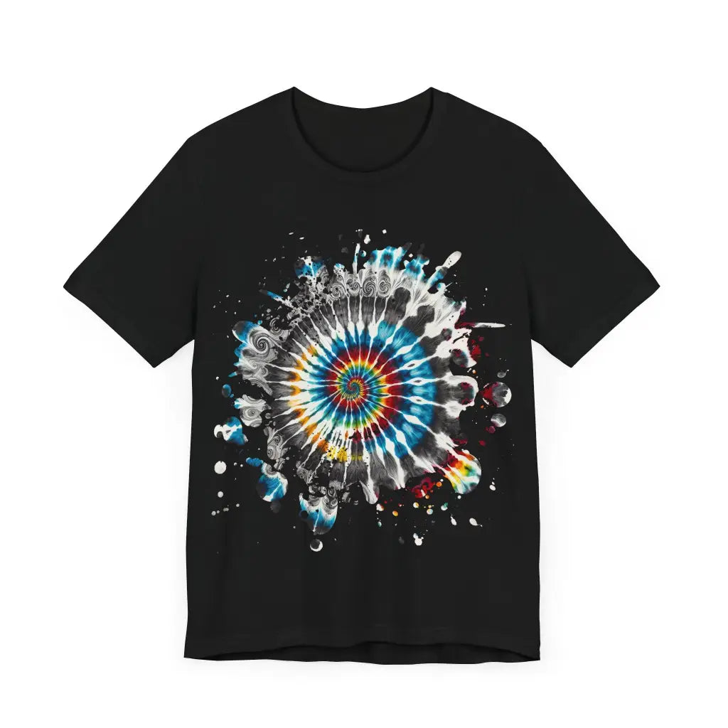 Prismatic Spiral Explosion - Jersey Short Sleeve Tee