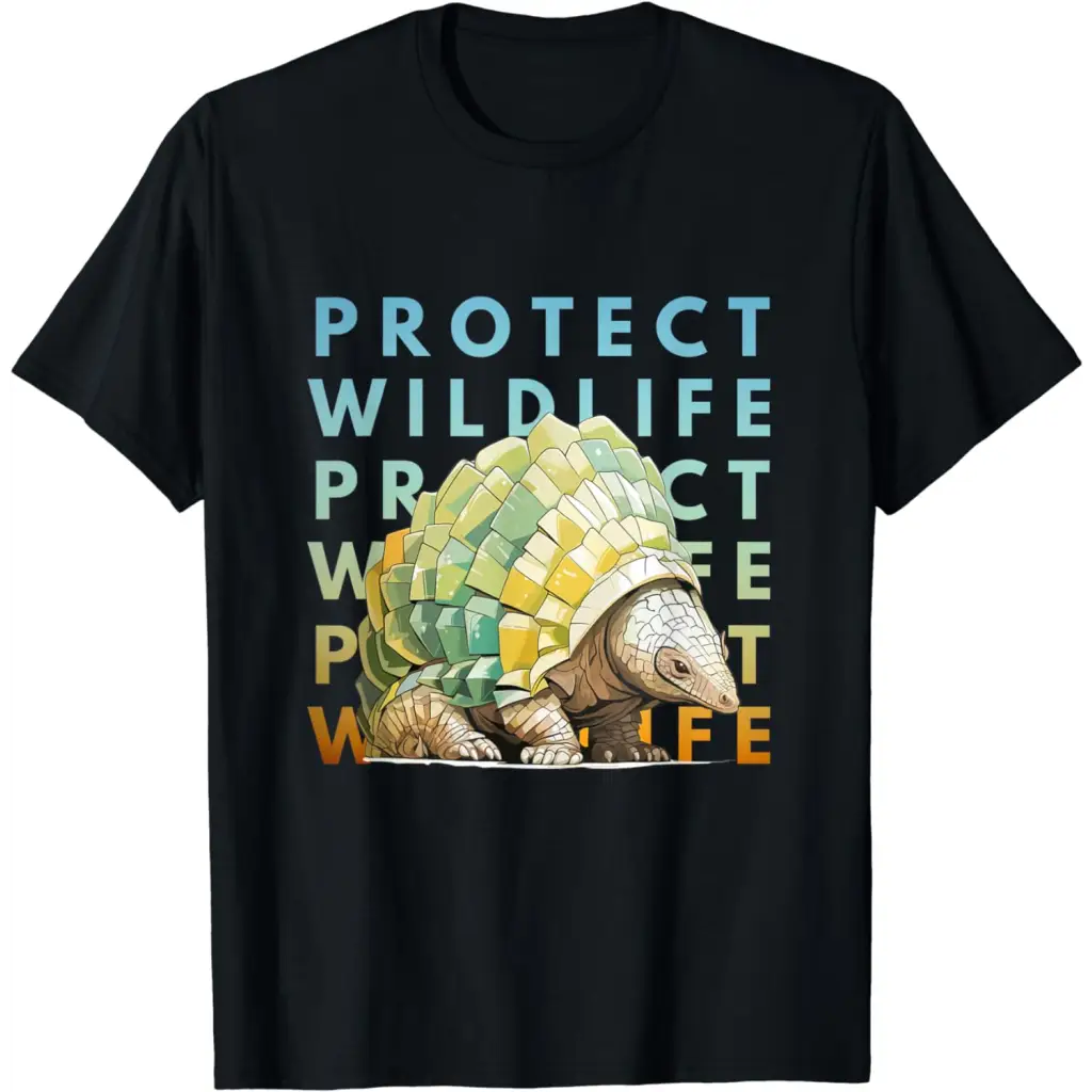 Protect Wildlife: A Call to Preserve Nature T-Shirt - Black