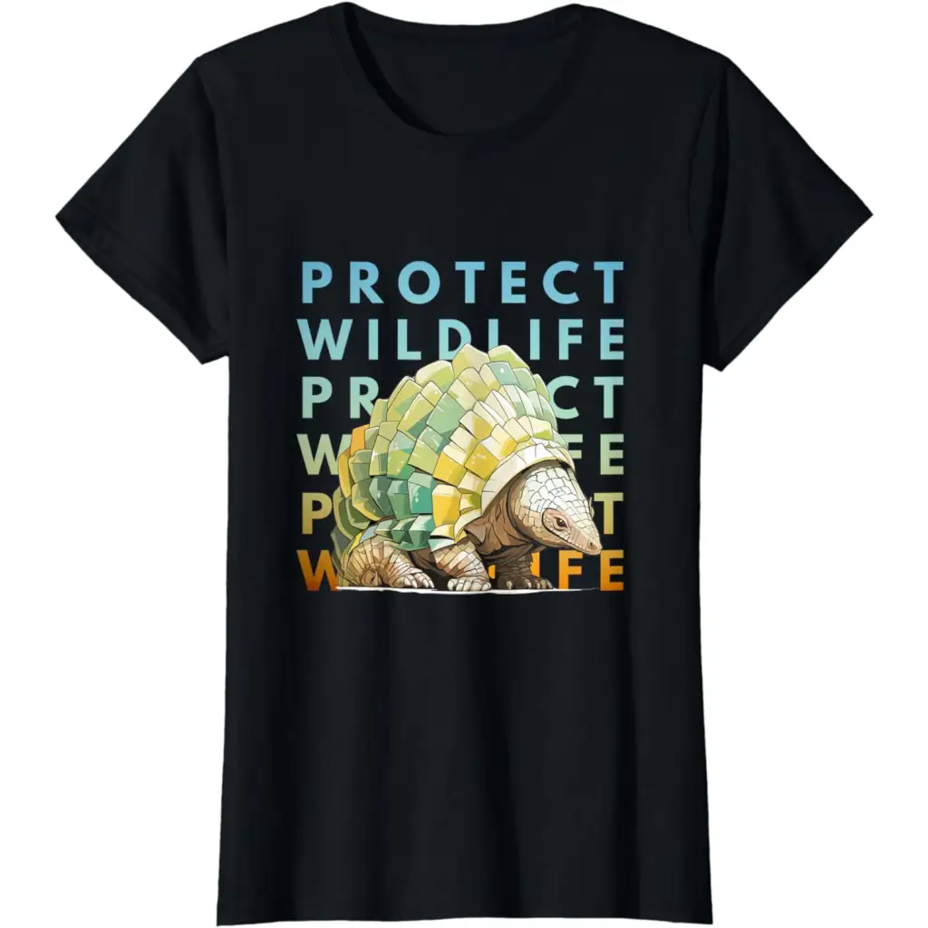 Protect Wildlife: A Call to Preserve Nature T-Shirt - Black