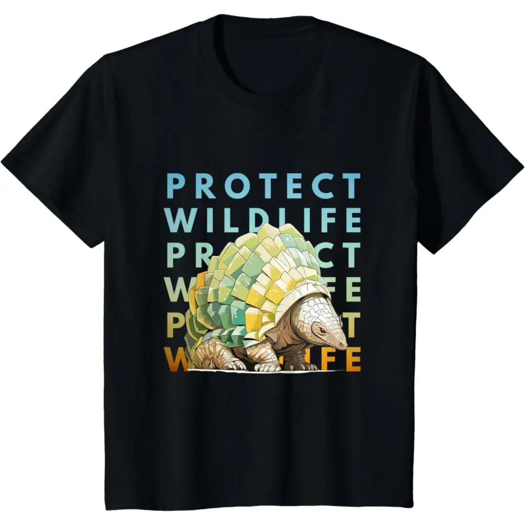 Protect Wildlife: A Call to Preserve Nature T-Shirt - Black