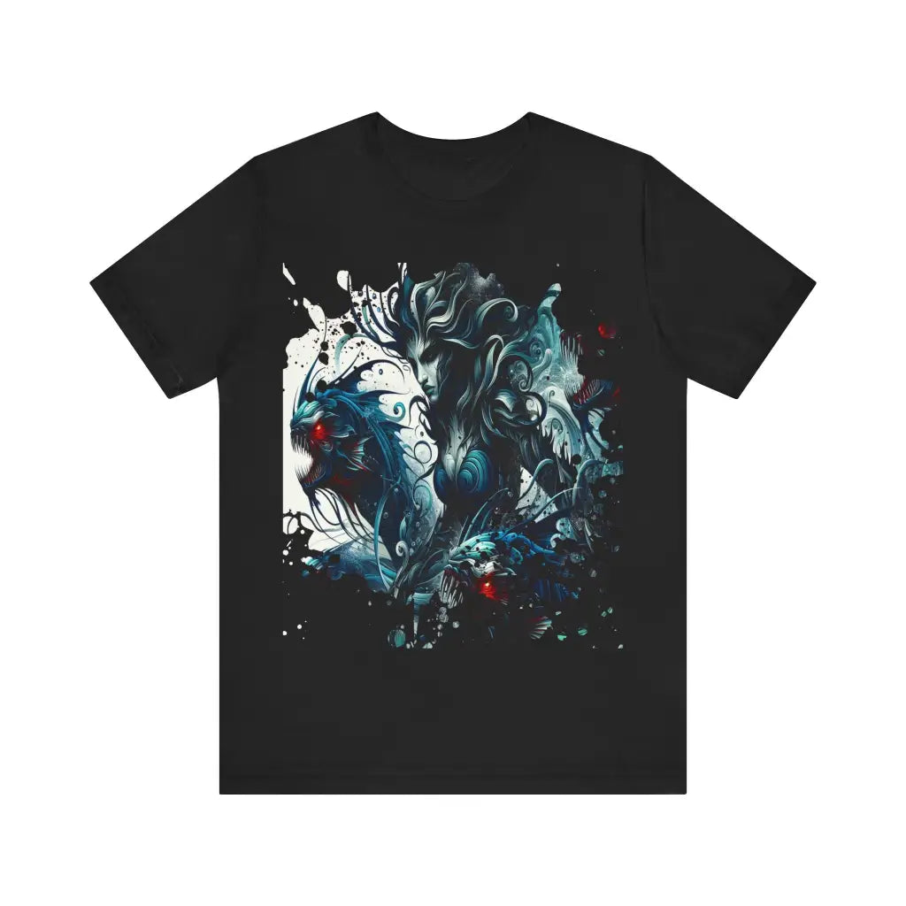 Protector of the Depths - Jersey Short Sleeve Tee - Black