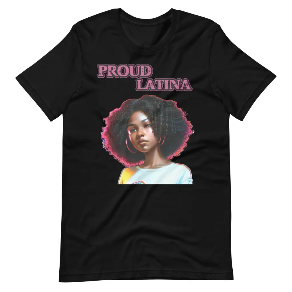 Proud Latina t-shirt - Black / S