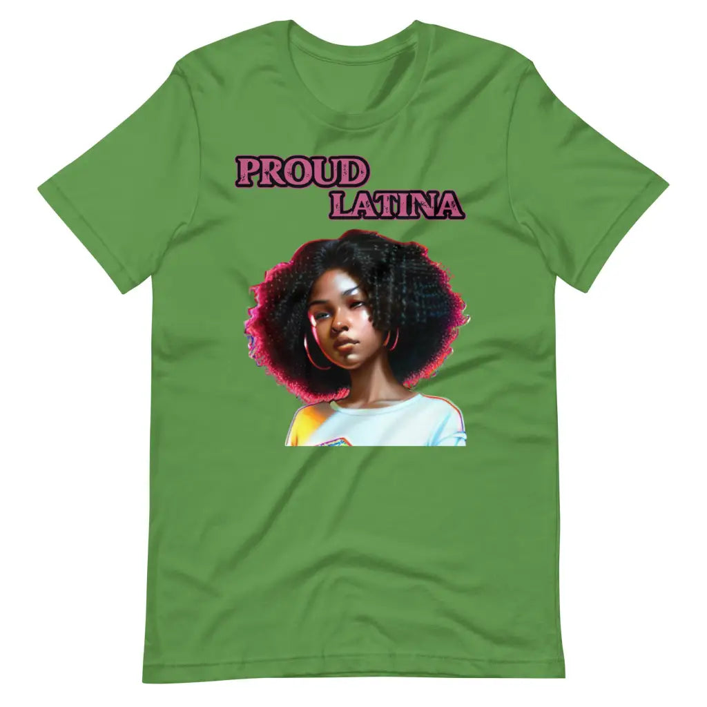 Proud Latina t-shirt - Leaf / S