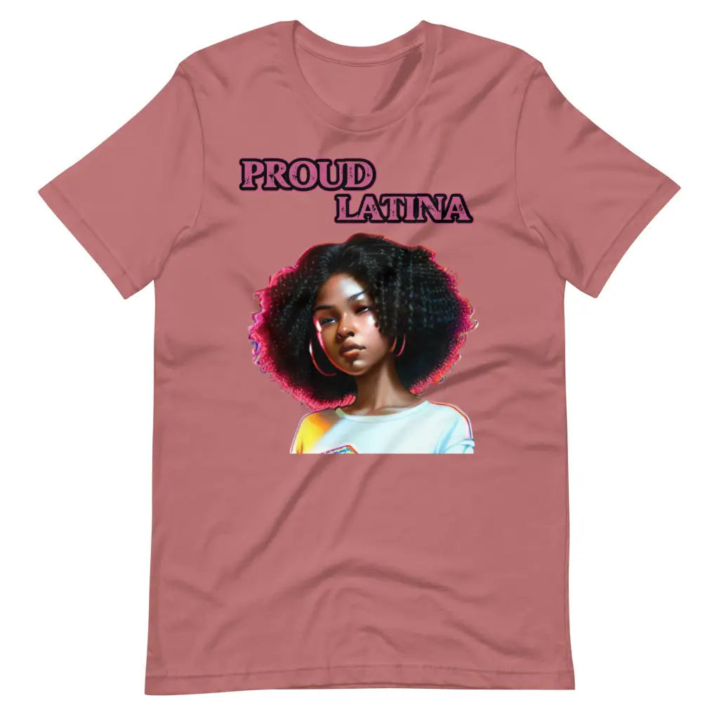 Proud Latina t-shirt - Mauve / S