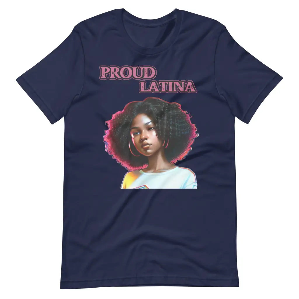 Proud Latina t-shirt - Navy / S