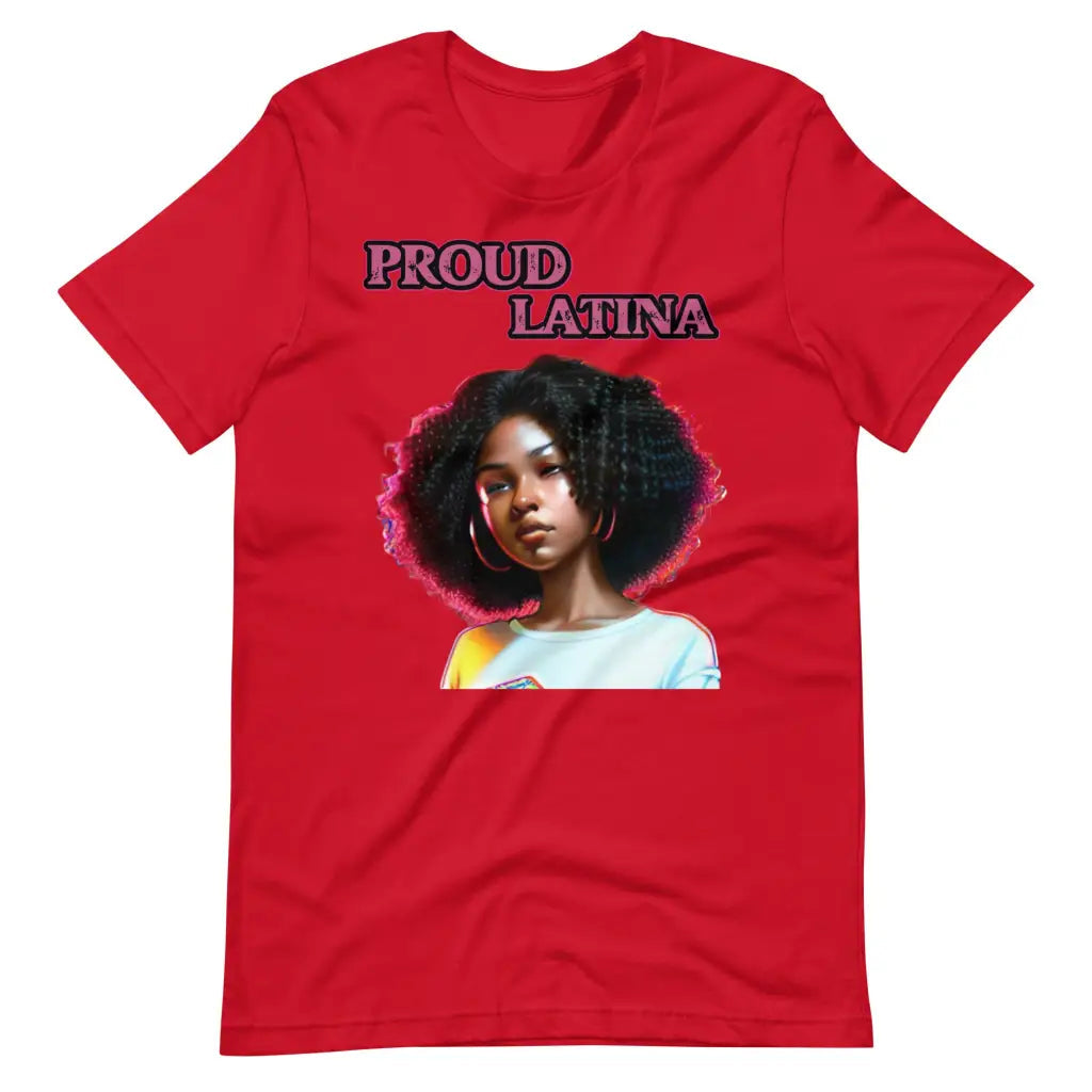 Proud Latina t-shirt - Red / S