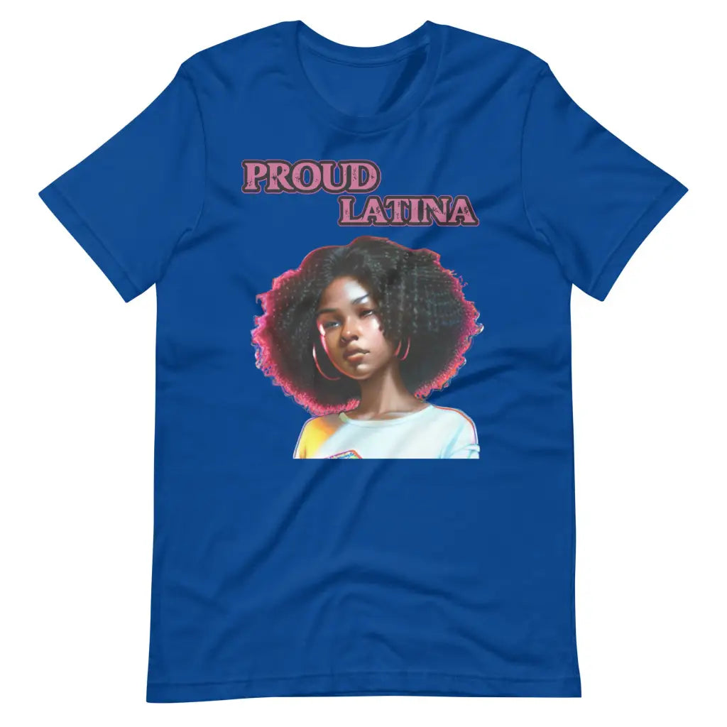 Proud Latina t-shirt - True Royal / S