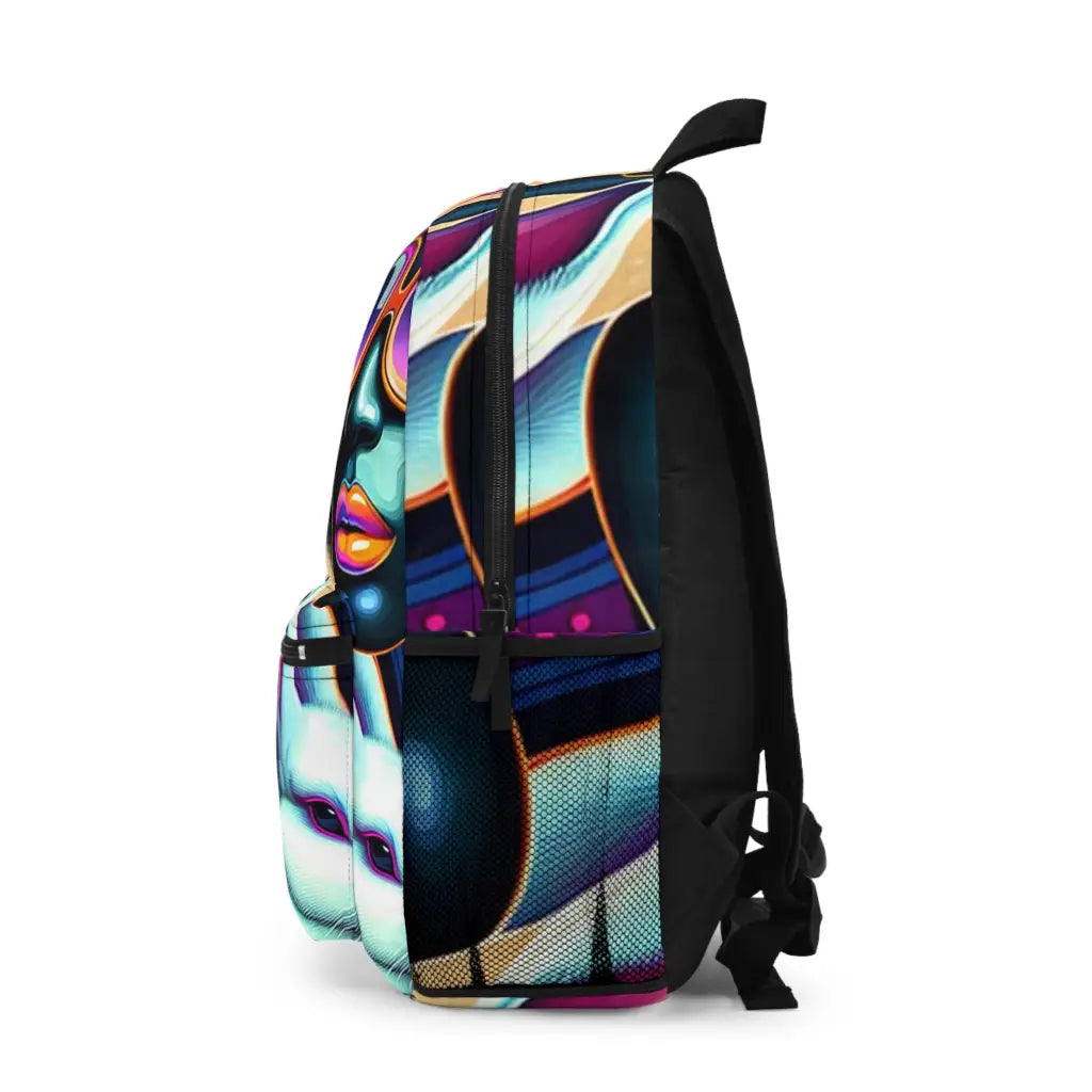 Psychedelic Vibes in Motion Backpack One size Bags