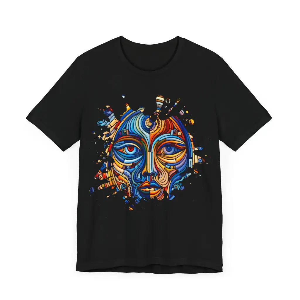 Psychedelic Visage - Jersey Short Sleeve Tee - T-Shirt