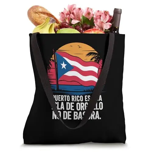 Puerto Rico: Isla de Orgullo No Basura Tote Bag