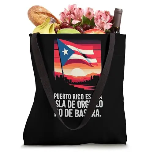 Puerto Rico: Orgullo Inquebrantable No Basura Tote Bag