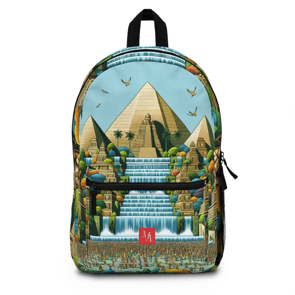 Pyramids and Waterfalls Odyssey Backpack One size Bags