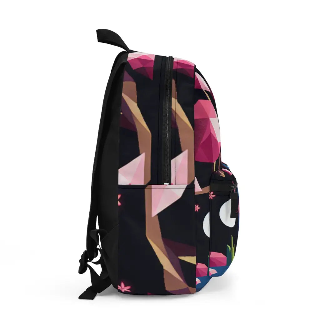 Quiet Contemplation Under Geometric Trees Backpack One size
