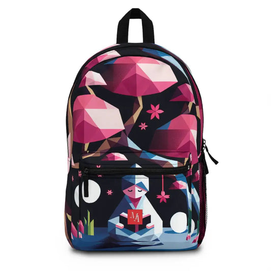 Quiet Contemplation Under Geometric Trees Backpack One size