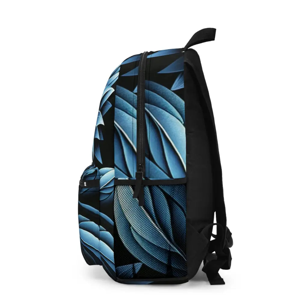 Radiant Blue Petals Backpack One size Bags