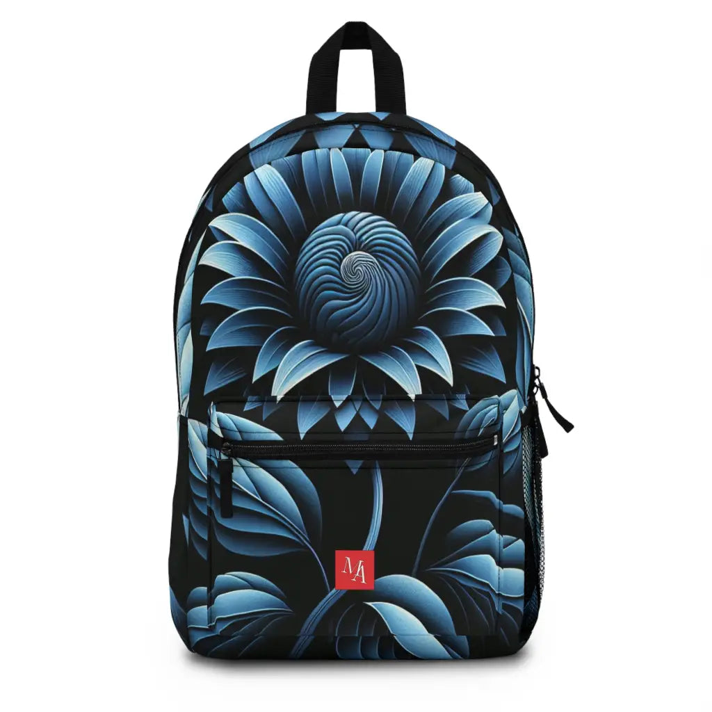 Radiant Blue Petals Backpack One size Bags