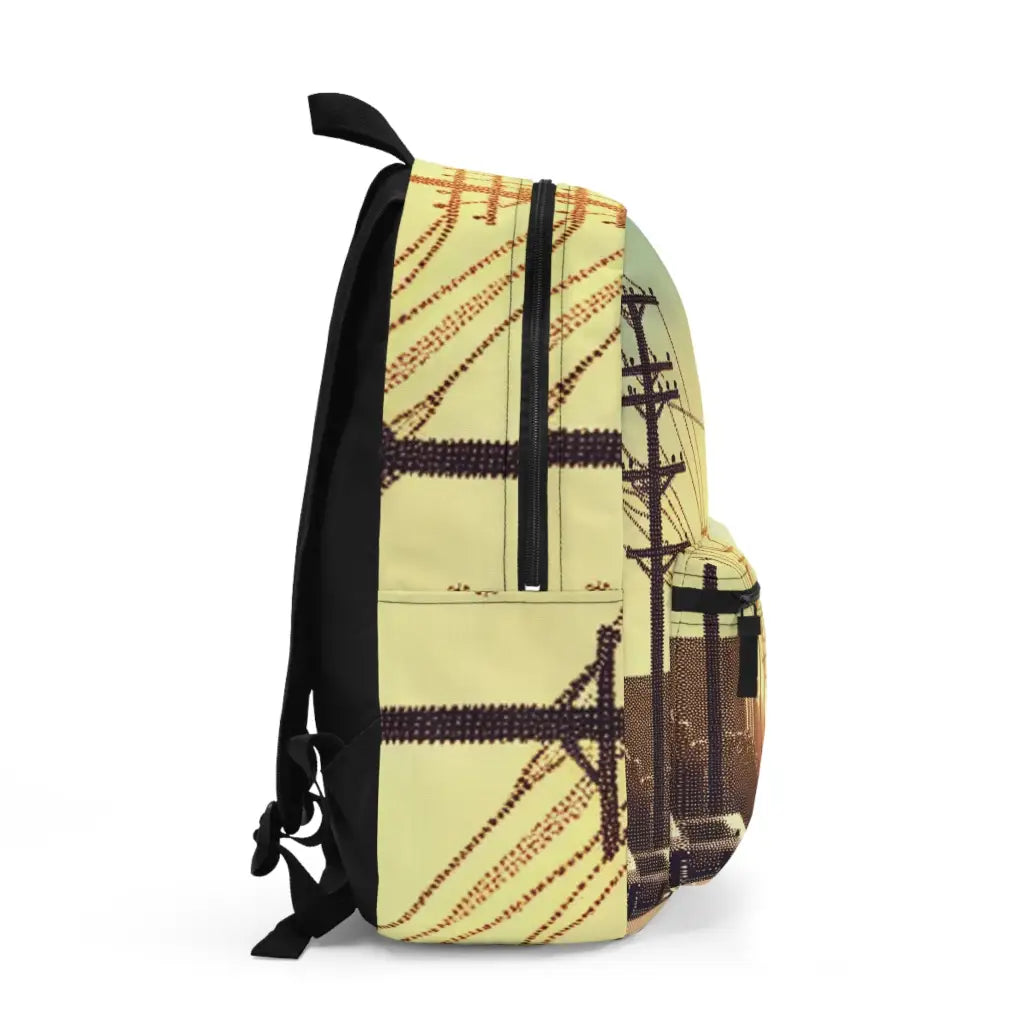 Radiant Illumination on Empty Streets Backpack One size Bags