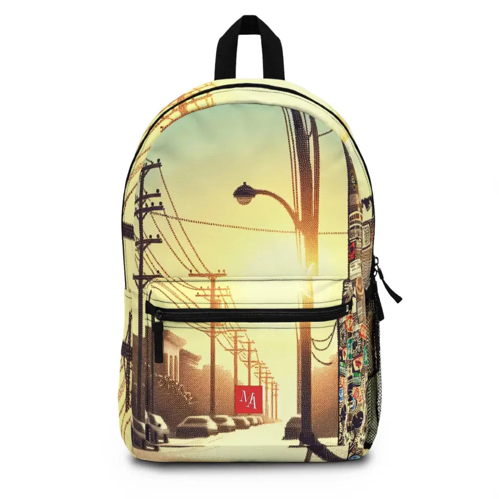 Radiant Illumination on Empty Streets Backpack One size Bags