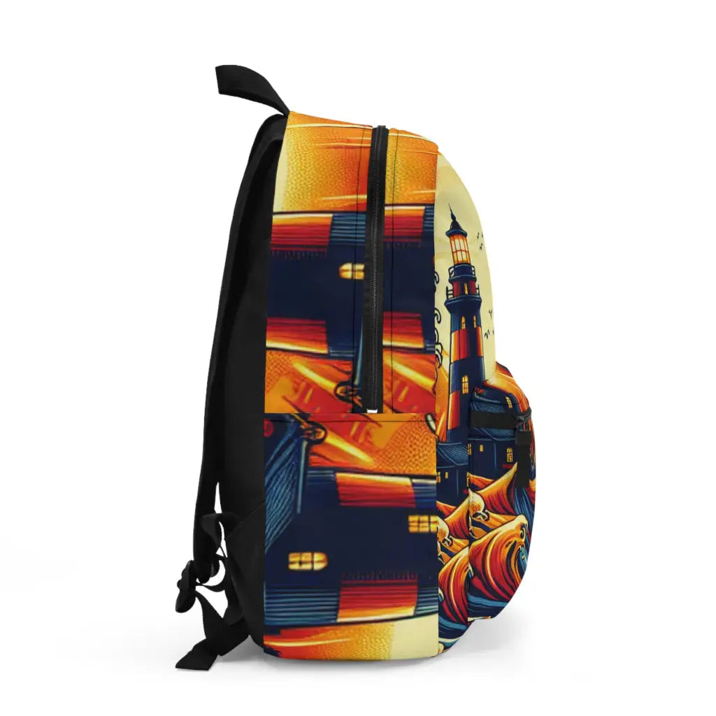 Radiant Lighthouse in Motion Backpack One size Bags
