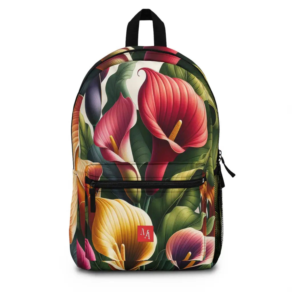 Radiant Petals and Leaves Backpack One size Bags