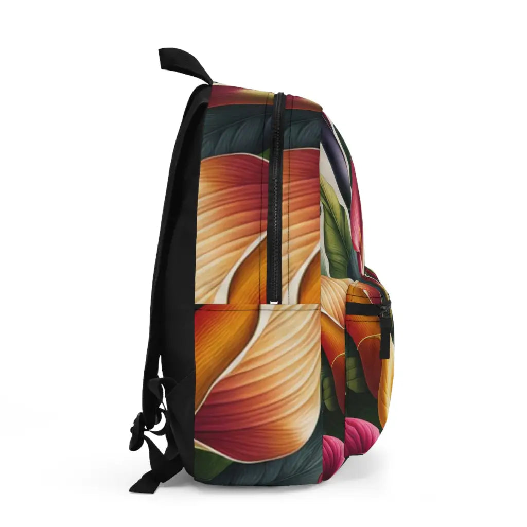 Radiant Petals and Leaves Backpack One size Bags