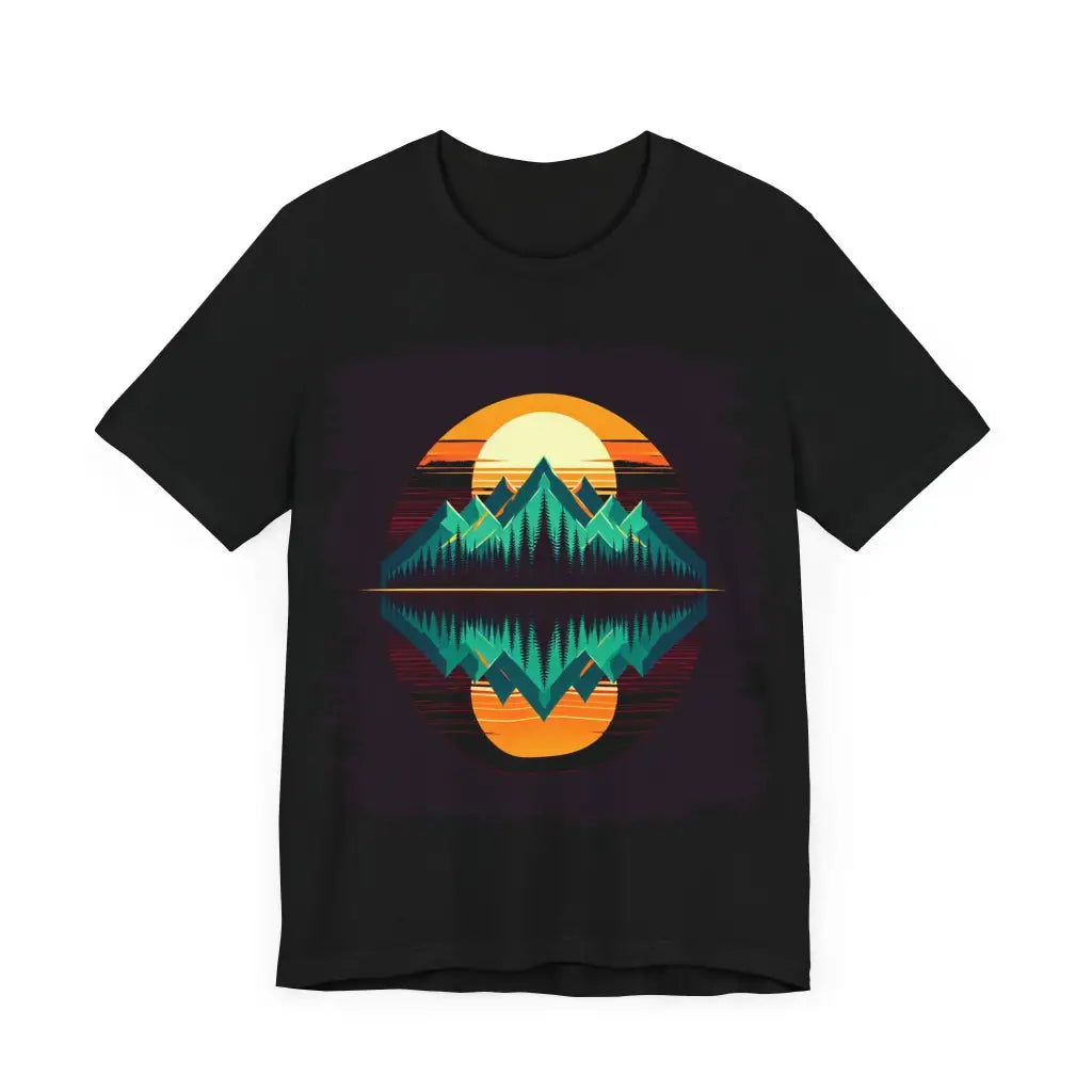 Radiant Reflections of Mountain Majesty Jersey Short Sleeve