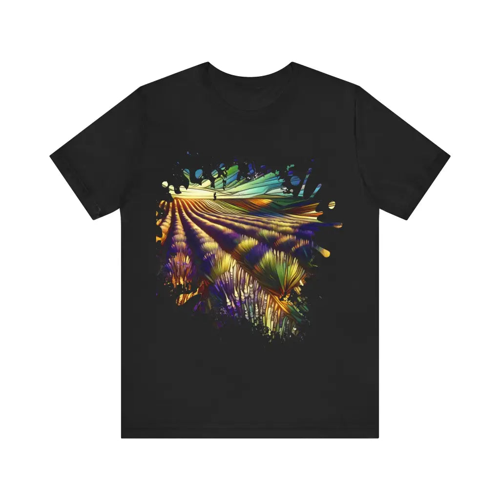 Radiant Spectrum Prairie - Jersey Short Sleeve Tee - Black