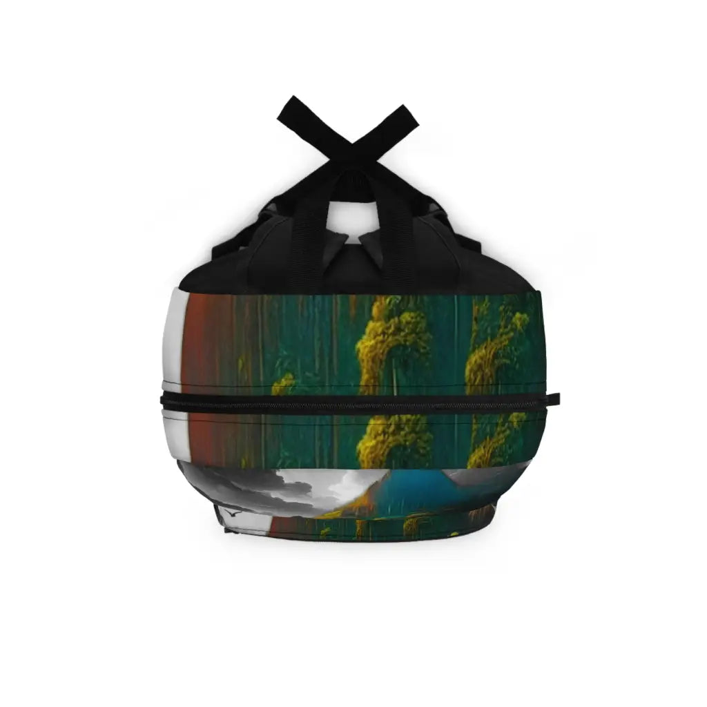 Radiant Tropical Landscape Backpack One size Bags