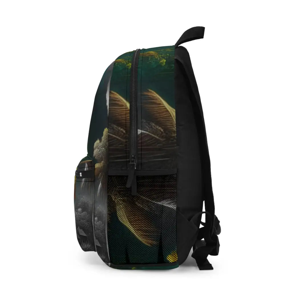 Radiant Tropical Landscape Backpack One size Bags