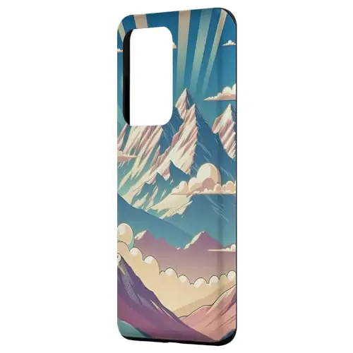 Radiant Vista: Where Sun and Mountain Meet Case (iPhone